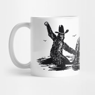 lochness bigfoot Mug